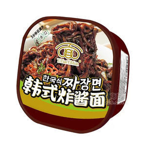 韓式炸醬面方便食品炸醬面廠家招商桶裝方便面