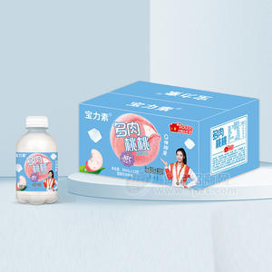 寶力素多肉桃桃水蜜桃果汁飲料300mlx12瓶