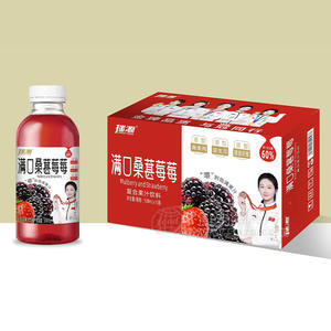 拙源滿口桑葚莓莓復(fù)合果汁飲料500mlx15瓶