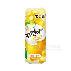 宝力素芒果汁果粒果汁饮品饮料招商490ml