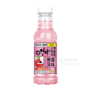 自熱因荔枝果肉果汁嚼著喝飲品飲料廠家招商450ml