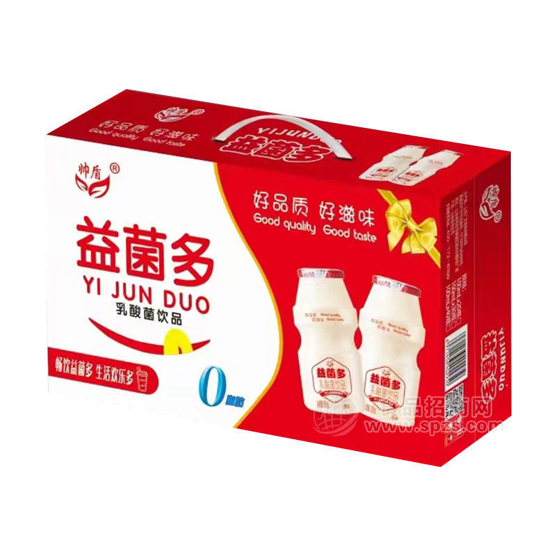 帅盾益菌多乳酸菌饮品饮料招商箱装