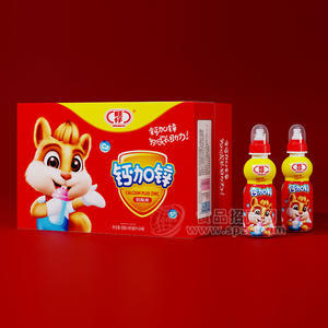 旺仔鈣加鋅奶瓶裝兒童成長風味飲料200ml