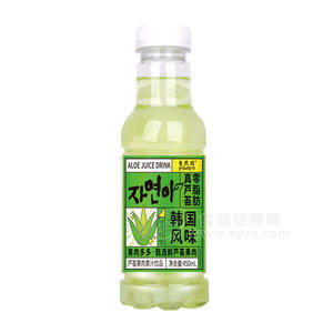 自熱因蘆薈果肉果汁嚼著喝飲品飲料廠家招商450ml