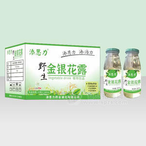 添思力野生金銀花露植物飲品飲料廠家招商340ml