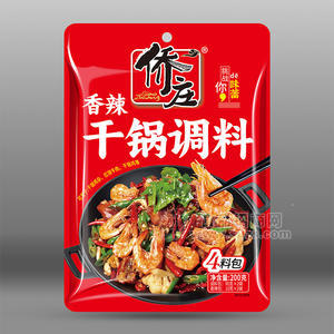 僑莊干鍋調(diào)料香辣調(diào)味品廠家招商200g