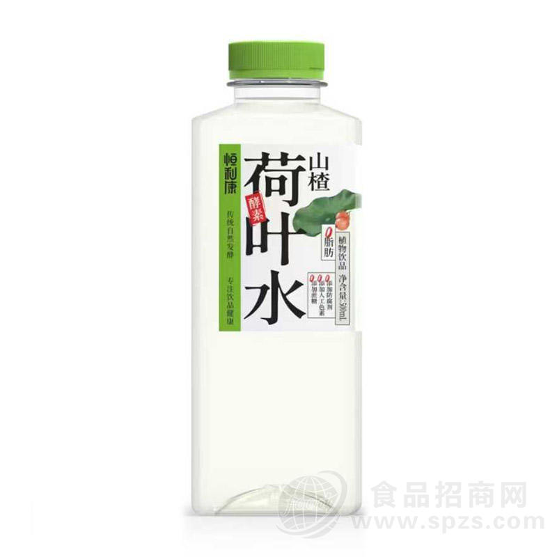 恒利康荷叶水山楂0脂肪植物饮料饮品厂家招商500ml
