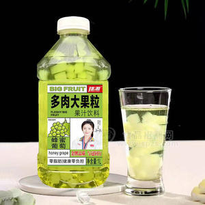 拙源蜂蜜葡萄多肉大果粒果汁饮料1L招商