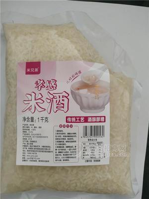 米兄弟孝感米酒酒釀醪糟酒飲料袋裝招商1kg