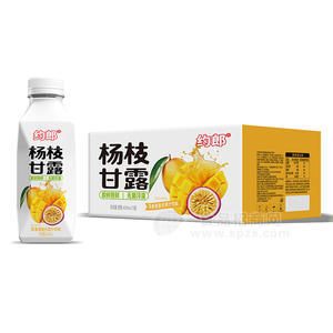 約郎楊枝甘露百香果復(fù)合果汁飲料飲品招商420ml