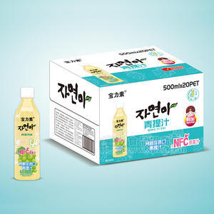 宝力素NFC原果汁青提汁果汁饮料500mlx20瓶