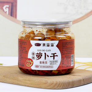 美淄淄西瓜香辣萝卜干酱腌菜下饭菜桶装招商400g
