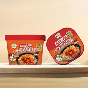 年糕味火鸡面甜辣味方便食品厂家招商盒装