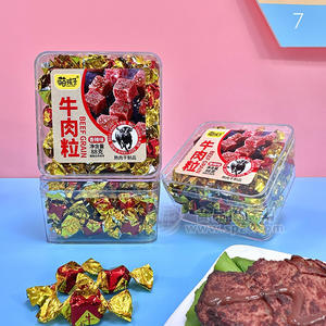 萌孩子牛肉粒香辣味休閑食品追劇零食廠家招商88g