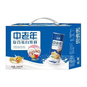 慶耀中老年復(fù)合蛋白飲料飲品廠家招商240ml