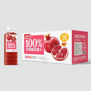 益和源NFC果汁100%果汁石榴復(fù)合果汁飲料500mlx15