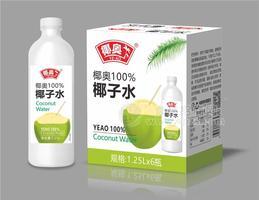 椰奧100%椰子水整箱裝招商1.25kg×6瓶