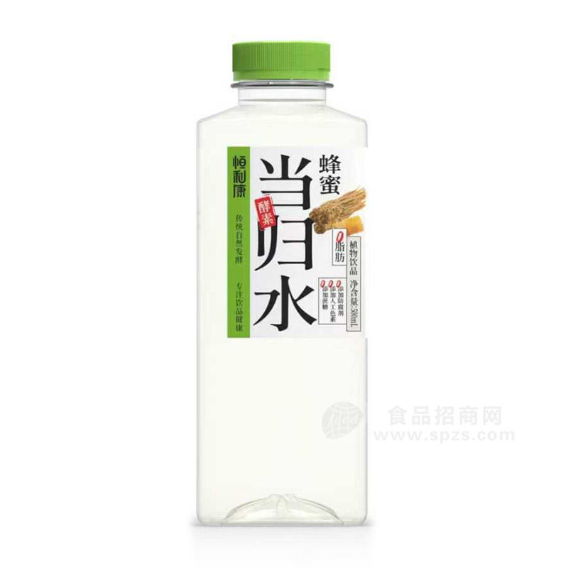 恒利康當(dāng)歸水蜂蜜0脂肪植物飲料飲品廠家招商500ml