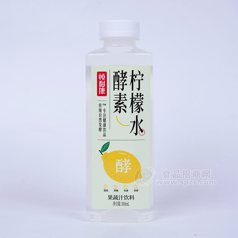 恒利康酵素檸檬水果蔬汁飲料飲品廠家招商500ml