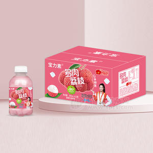 宝力素NFC多肉荔枝果汁饮料300mlx12瓶