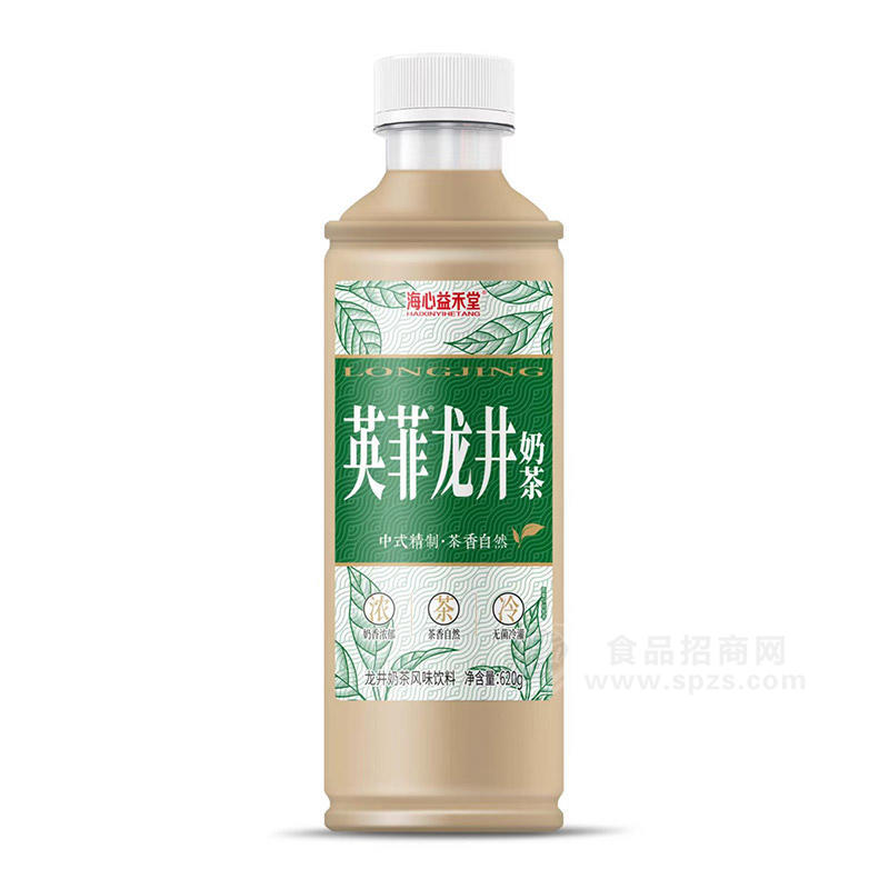 海心益禾堂英菲龍井奶茶風(fēng)味飲料飲品廠家招商620ml