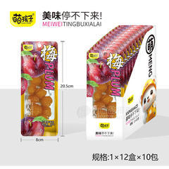 萌孩子情人梅凉果类蜜饯休闲零食厂家招商40g
