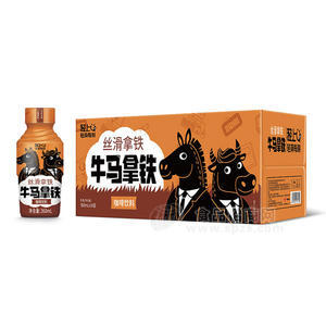 輕上牛馬拿鐵咖啡飲料飲品招商360ml
