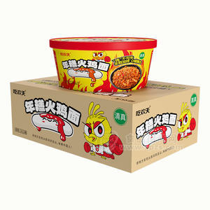 吃欢天年糕火鸡面清真方便食品招商桶装