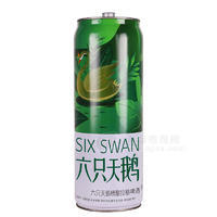 六只天鵝精釀拉格啤酒4.8度啤酒廠家招商罐裝