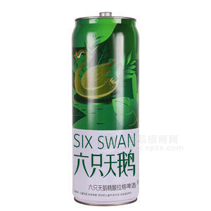 六只天鹅精酿拉格啤酒4.8度啤酒厂家招商罐装