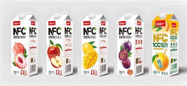 小樣時(shí)光?100NFC果汁1升屋頂盒
