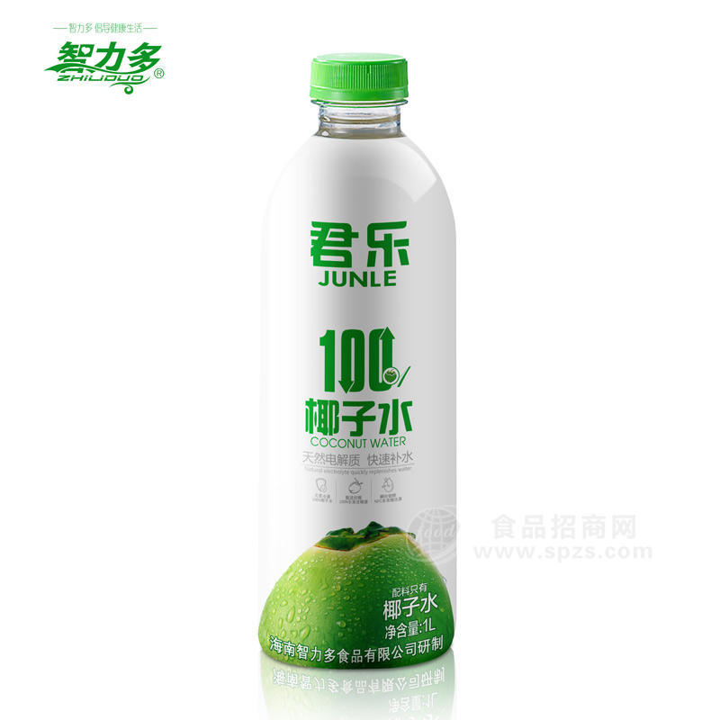 君乐椰子水100椰子水天然电解质饮料饮品厂家招商1L