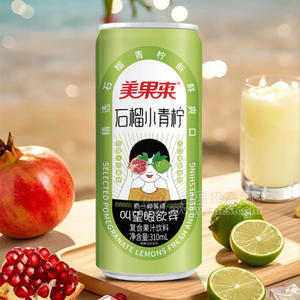 美果來石榴小青檸復(fù)合果汁飲料招商310ml
