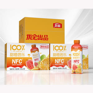 澳进甜橙芭乐100%NFC饮品复合果汁饮料500ml
