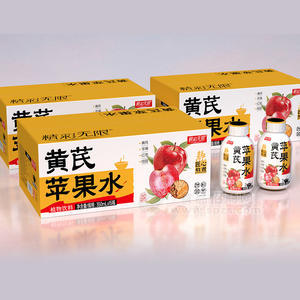 精彩无限黄芪苹果水植物饮料饮品厂家招商350ml