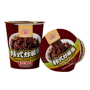 韓式炸醬面方便食品2元零食學(xué)生零食拌面廠家招商65g