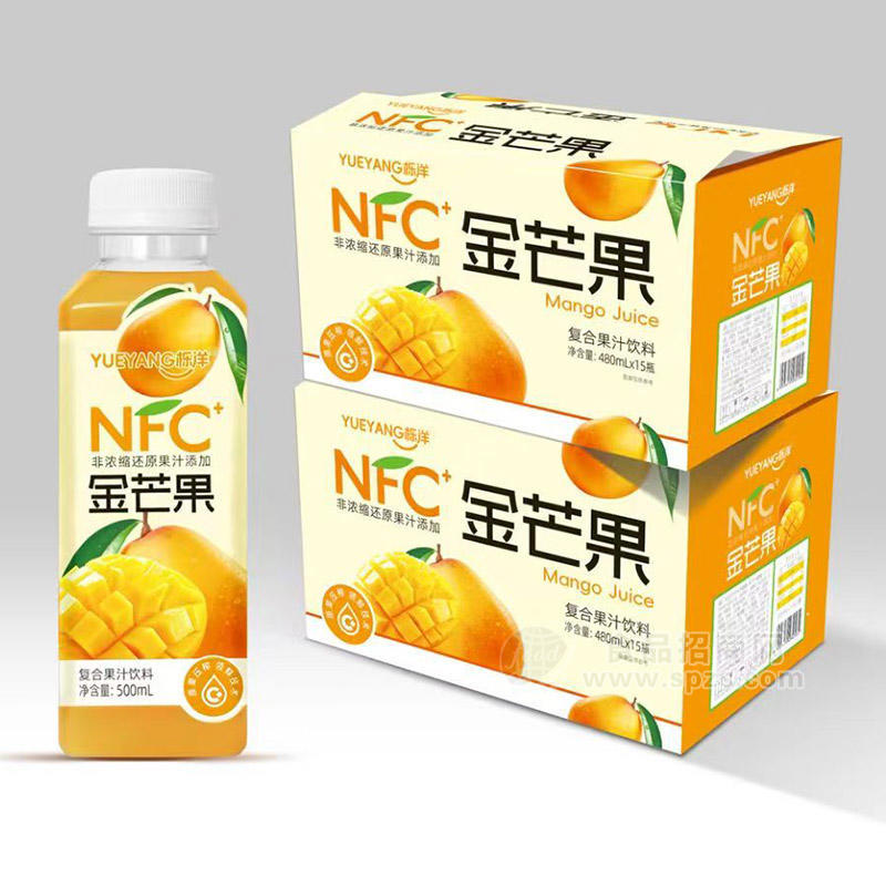 栎洋金芒果NFC复合果汁饮料饮品招商500ml