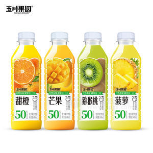 玉川果園果汁系列50%復(fù)合果汁飲品飲料廠家招商600ml