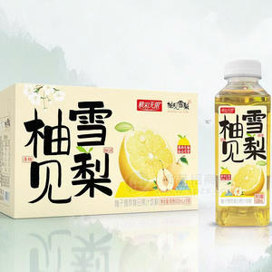 精彩无限柚见雪梨复合果汁饮料饮品厂家招商500ml