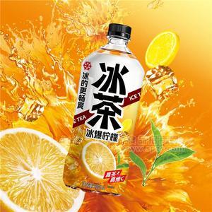 冰爆檸檬冰茶飲品900ml