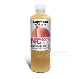 戴瑞芙蒂桃汁100%NFC饮料饮品厂家招商1L