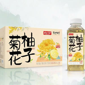 精彩無限菊花柚子復合果汁飲料飲品廠家招商500ml