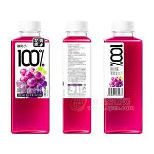 鮮點子巨峰葡萄復(fù)合汁果無菌冷罐飲料飲品招商500ml
