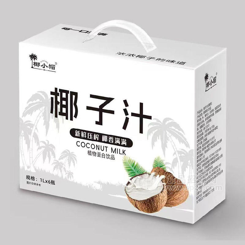 椰小帽椰子汁植物蛋白饮品饮料厂家招商1L