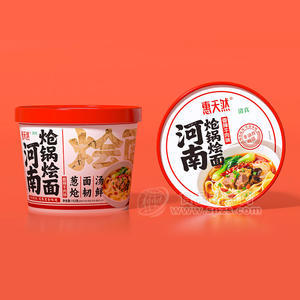 惠天然河南熗鍋燴面香辣牛肉味方便食品廠家招商桶裝