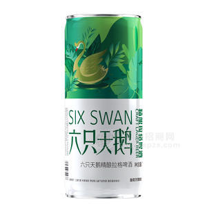 六只天鹅啤酒精酿拉格啤酒4.8度啤酒招商罐装