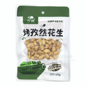 可居烤孜然花生烘烤类休闲食品厂家招商120g