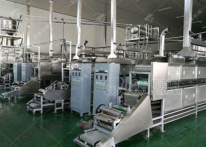 水晶粉皮機(jī)一次成型生產(chǎn)線，方圓形隨意切換成品規(guī)格可調(diào)