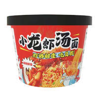翔波汤面小龙虾汤面麻辣鲜香方便食品厂家招商桶装