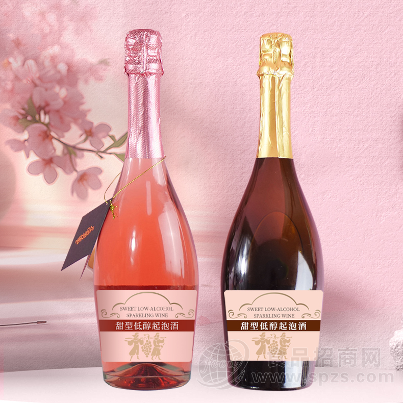 甜型低醇起泡酒加工定制低浓度酒贴牌